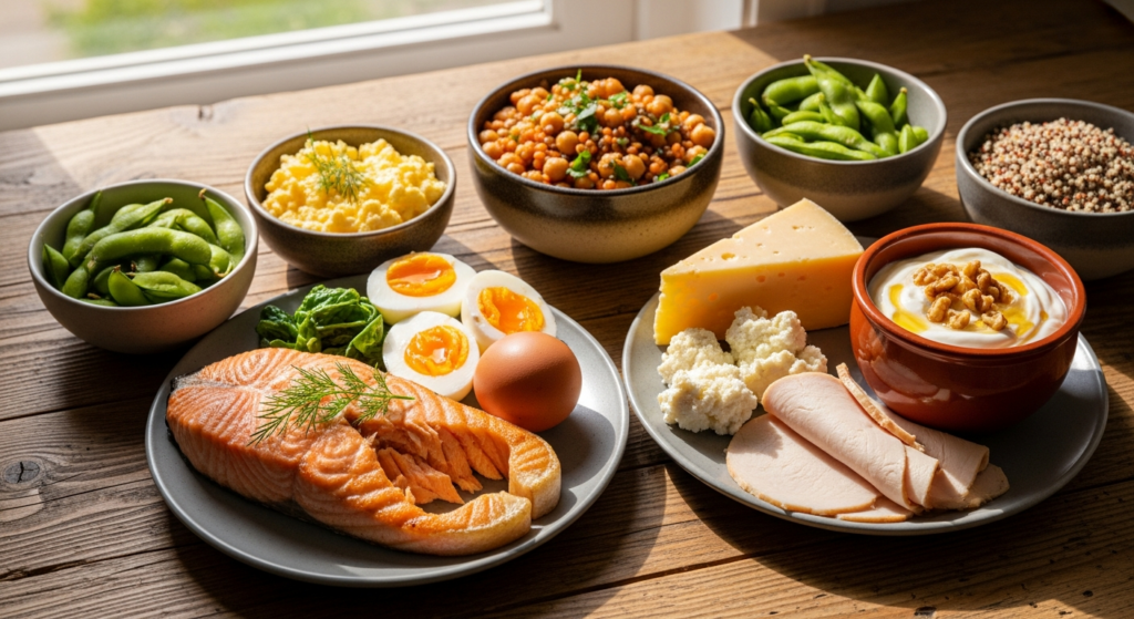 Proteinrige fødevarer til daglig ernæring - en komplet guide